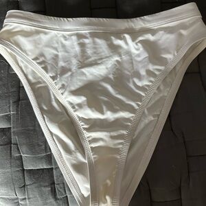 iHeartRaves Classic White Bikini Bottom